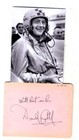Donald Campbell vintage signed page