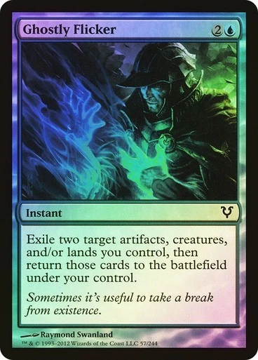 Ghostly Flicker Foil x1 Avacyn Restored MTG Magic the Gathering Blue Instant  - Image 1 of 1