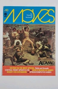 SPI Moves Magazine #60 Dec 1981/Jan 1982 The Alamo RPG WarGamers Strategy - Bild 1 von 8