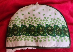 Vintage Irish Shamrock Teapot Cozy Ireland 13 X 10.5" - Picture 1 of 4