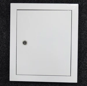 Dañado - Panel de acceso de metal blanco - 250 mm x 300 mm - DMG 101 - Imagen 1 de 1