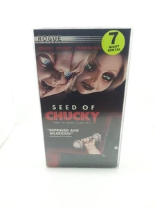 SEED OF CHUCKY 2005/2005 VHS EX RENTAL WITH SLIPCASE MOVIE PROTECTOR-TESTED - Picture 1 of 6