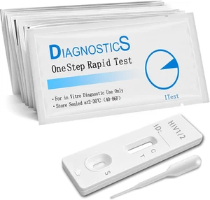 10 Test (HIV) Rapido, Autotest Test Rapido HIV, Autotest per Rilevamento Anticor - Foto 1 di 12