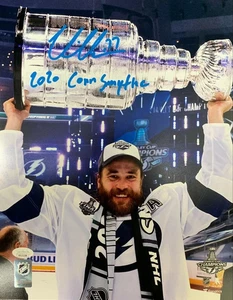 Victor Hedman autographed signed inscribed 11x14 photo Tampa Bay Lightning JSA - Picture 1 of 2