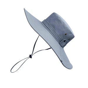 Wide Brim Sun Hat UV Foldable Bucket Hat for Fishing Hiking Camping - Picture 1 of 9