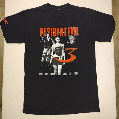  Camiseta Resident Evil 3 Nemesis Para Hombre (M-L) Negra Capcom Juegos de Terror   Foto 1 de 4