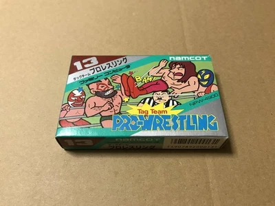 Unused FC Tag Team Pro Wrestling Famicom Family Computer /with Box Manual Japan - Image 1 of 4