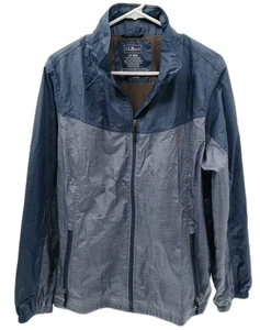 L.L. Bean Windbreaker Jacket Womens 1X Lightweight Rain Casual Full Zip Coat - Picture 1 of 10