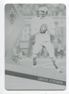 2017 Phoenix Druckplatte schwarz Sam Bradford 1/1 Minnesota Vikings Heisman - Bild 1 von 2