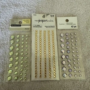 Recollections & The Paper Studio Embellishments Aufkleber 3 Sets - Bild 1 von 7