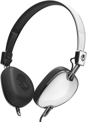 Skullcandy Navigator On-ear Headphone With Mic White Black S5AVDM-074 - Image 1 of 4
