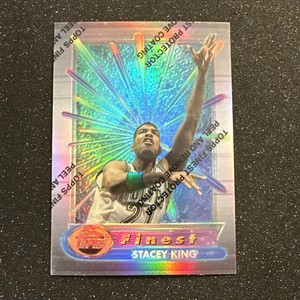 1994-95 Finest #274 STACEY KING *Refractor Parallel SP w/peel Timberwolves NM+
