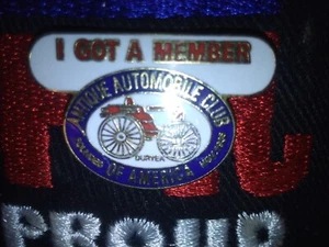 Vintage AACA Antique Automobile Club Of America Anstecknadel Hutabzeichen Proud Republ - Bild 1 von 4