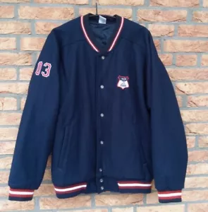 ADIDAS HERREN JACKE GR. M WOLLJACKE ÜBERGANGSJACKE WOLLE- VISKOSE BLAU NEUW. - Bild 1 von 13