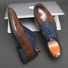 Mens Casual Leather Shoes Oxfords Lace Up Formal Loafers Party Shoes