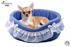 Lettino Cuccia da Interno cane taglia piccola, Maltese, Chihuahua, MADE IN ITALY - Imagen 1 de 8