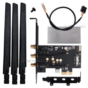 Desk PC WIFI adapter for Apple's BCM94360CSAX 4331csa WLAN Card to PCI-e Antenna - Picture 1 of 12