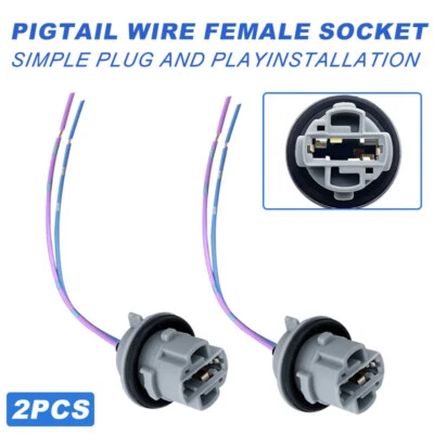 Жгут проводов гнездовой разъем 7440 992 T20 передний поворотник разъем для фар 2 шт. - Изображение 1 из 4