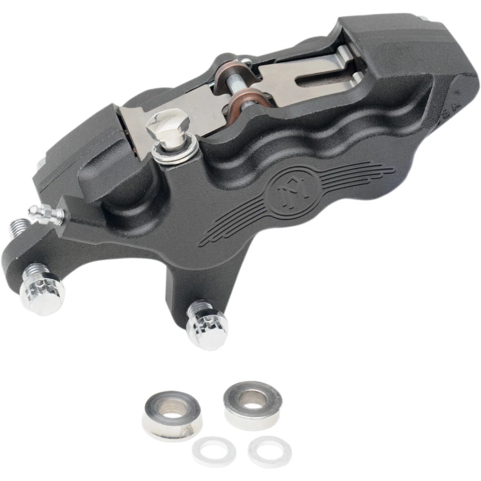 Performance Machine 6 Piston Brake Caliper 11.5" Left Black Ops | 0051-2915-SMB - Image 1 of 1