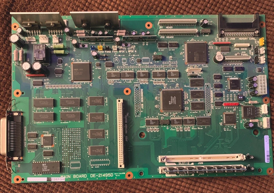 Mutoh Facon one mainboard DE-21495D .. Same as Agfa Sherpa 43, rockhopper 1 - Image 1 of 4