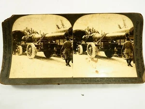 Off for Berlin,High Power Autotruck Delivering Large Cannon Keystone Stereoview - Picture 1 of 5