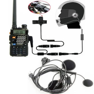 Military PTT Handset Handheld Microphone Midland 2/Two Way Radio Walkie Talkie - Picture 1 of 7
