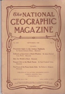 national geographic-SEPT 1908-WONDERFUL SIGHTS IN THE ANDEAN HIGHLANDS. - Picture 1 of 2