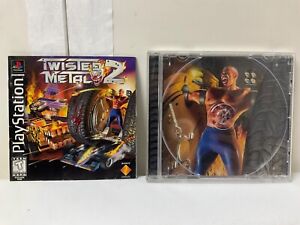 *Case & Manual Only* Twisted Metal 2 Black Label PS1 Playstation 1 *Replacement*