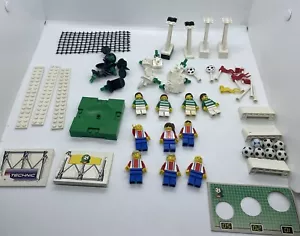 Vintage LEGO Soccer Set with Minifigures and Accessories Rare Incomplete Parts - Picture 1 of 7