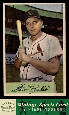 1954 Bowman - Steve Bilko - #206 St. Louis Cardinals - Image 1 of 2