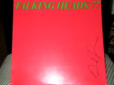 TALKING HEADS  signed  77 album cover     Signed by David Byrne
