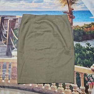 Ann Taylor Cute Tan Pencil Skirt Size 0 - Picture 1 of 6