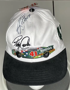 Ricky Craven SIGNED #41 Kodiak Nascar Embroidered Snapback Hat NWT VTG 90s USA - Picture 1 of 11