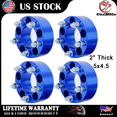 4x Wheel Spacers Adapters 2"Thick 5 Lugs For 2007-2013 Ford Mustang Lincoln MKX - Image 1 of 4