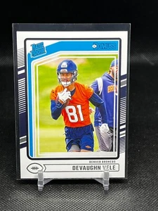 2024 Donruss Football Rated Rookie Devaughn Vele #395 RC - Picture 1 of 2