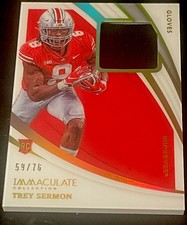 2021 Immaculate Collection Collegiate Immaculate Gloves #26 Trey Sermon 59/76