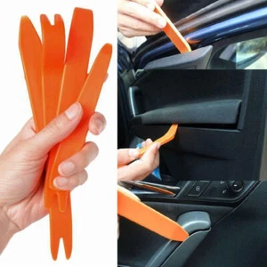 4x Kit de herramientas para quitar molduras de piezas de automóvil Panel Puerta Palanca Tablero Clip Interior Accesorios - Imagen 1 de 11