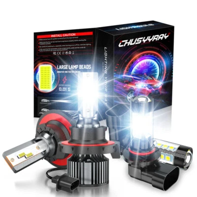 Faros delanteros 9008/H13 H/L + H10 para Mazda Tribute 2008-2011 4 piezas Foto 1 de 4