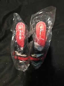 Black & Red Platform Ladies High Heel Shoes - Picture 1 of 6