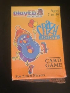 NEW SEALED Vintage Crazy Eights Playing Card Game1984 Russell - Picture 1 of 5
