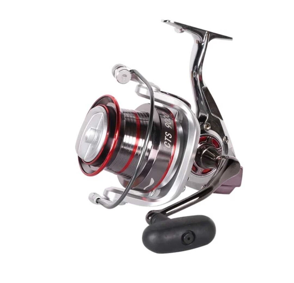 Angelrolle 10000 Metall | Karpfen Wels Langwurf Bootsangeln Süß- & Salzwasser - Bild 1 von 4