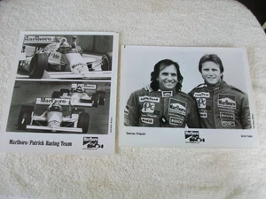 2 "1980s Marlboro / Patrick Racing Team 8 x 10 Photos" Fittipaldi-Cogan / Exc. - Picture 1 of 1