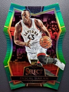 2016-17 Panini Select #118 Pascal Siakam RC Rookie Die-Cut Green Prizm 1/5=1/1 - Picture 1 of 2