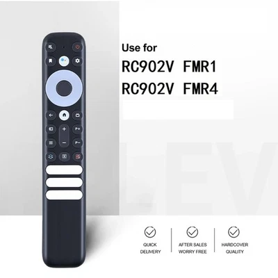 Remote Control TV Controller for TCL Smart TV RC902V FMR1 w/Netflix Key No Voice - Image 1 of 4