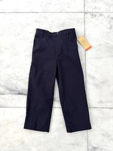 French Toast Chino Pants Navy Blue Straight Leg Kids Uniform Youth Size 4 NWT - Picture 1 of 8