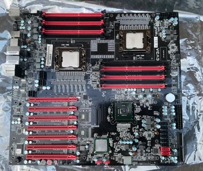 EVGA SR-2 Super Record Classified 4 Way SLI Motherboard LGA1366 x2 Xeon X5679 - Image 1 of 4