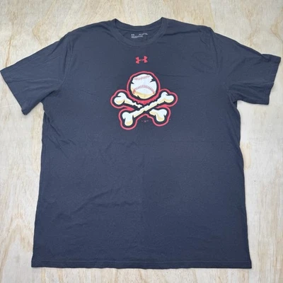 USADA 2XL Camisa El Paso Chihuahuas Under Armour Manga Corta Cuello Redondo Negra Foto 1 de 4