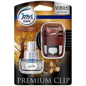 Ambientador de aire Febreze clips de ventilación para automóvil kit desodorizante cítrico leñoso 70 días - Imagen 1 de 5