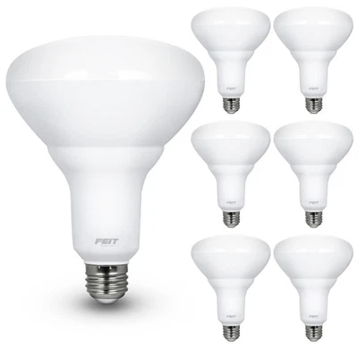 Feit Electric LED BR40 Bulbs, Dimmable, 65W Equivalent, 10 Year Life, 850 - Image 1 of 4