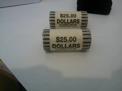 1 2000-P $25 Mint Roll Sacagawea Golden Dollar Uncirculated-Unopened - Image 1 of 4